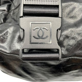 シャネル CHANEL スポーツライン ボストンバッグ ブラック コーティングキャンバス レディース ボストンバッグ