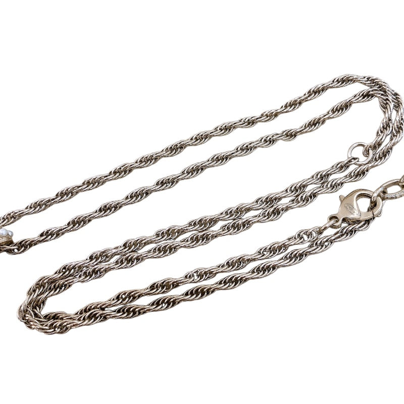 国内即発送★シャネル ココマーク パールネックレス C8328 | [中古]シャネル ココ マーク フェイクパール ネックレス