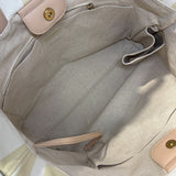 シャネル CHANEL ボタニカルチェーントート ホワイト・ベージュ キャンバス レディース トートバッグ