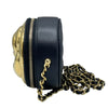 シャネル CHANEL カメリア　チェーンショルダーバッグ AP3089 ブラック×GD金具 ラム レディース ショルダーバッグ