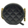 シャネル CHANEL カメリア　チェーンショルダーバッグ AP3089 ブラック×GD金具 ラム レディース ショルダーバッグ