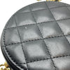 シャネル CHANEL カメリア　チェーンショルダーバッグ AP3089 ブラック×GD金具 ラム レディース ショルダーバッグ