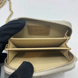 シャネル CHANEL ボールチェーンウォレット AP2462 ラム レディース ショルダーバッグ
