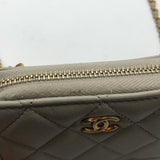 シャネル CHANEL ボールチェーンウォレット AP2462 ラム レディース ショルダーバッグ