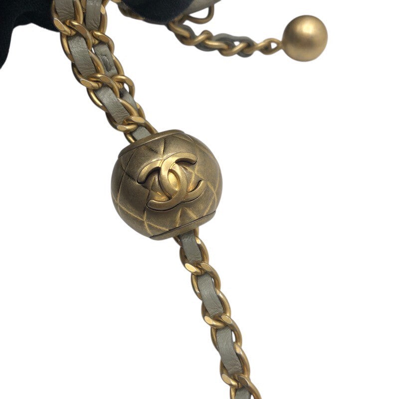 【上品♡】CHANEL チェーンショルダー CHANEL シャネル チェーンショルダーバッグ Wチェーン ココ