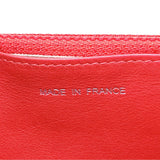 シャネル CHANEL チェーンウォレット レッド シルバー金具 キャビアスキン レディース ショルダーバッグ