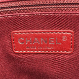 シャネル CHANEL ドーヴィルMM A67001 レッド×SV金具 キャンバス レディース トートバッグ