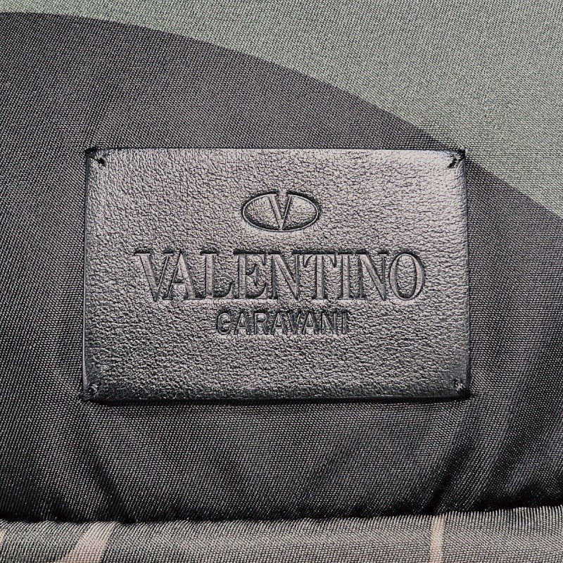 ヴァレンティノ VALENTINO リュックサック ブラック・カーキ ナイロン メンズ リュック・デイパック