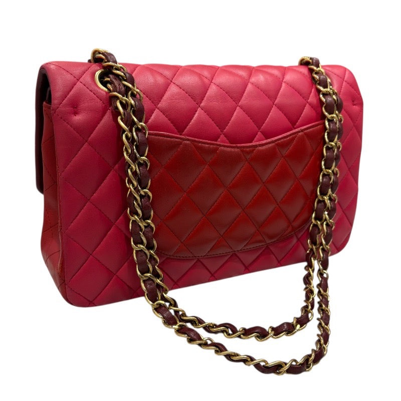 シャネル CHANEL マトラッセ25 A01112 レッド/ピンク/ボルドー/ゴールド金具  コットン レディース ショルダーバッグ