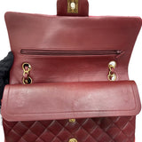 シャネル CHANEL マトラッセ25 A01112 レッド/ピンク/ボルドー/ゴールド金具  コットン レディース ショルダーバッグ