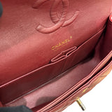 シャネル CHANEL マトラッセ25 A01112 レッド/ピンク/ボルドー/ゴールド金具  コットン レディース ショルダーバッグ