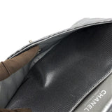 シャネル CHANEL マトラッセ25 21番台 A01112 シルバー×SV金具 レザー レディース ショルダーバッグ