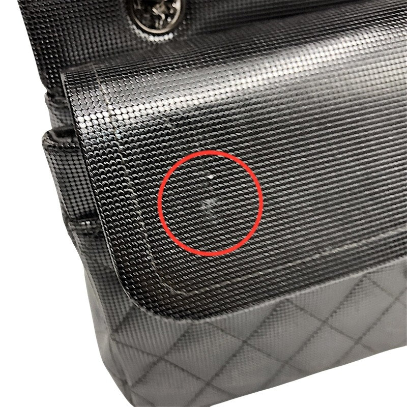 シャネル CHANEL マトラッセ25 21番台 A01112 シルバー×SV金具 レザー レディース ショルダーバッグ