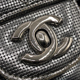 シャネル CHANEL マトラッセ25 21番台 A01112 シルバー×SV金具 レザー レディース ショルダーバッグ