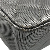 シャネル CHANEL マトラッセ25 21番台 A01112 シルバー×SV金具 レザー レディース ショルダーバッグ