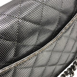シャネル CHANEL マトラッセ25 21番台 A01112 シルバー×SV金具 レザー レディース ショルダーバッグ
