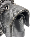 シャネル CHANEL マトラッセ25 21番台 A01112 シルバー×SV金具 レザー レディース ショルダーバッグ