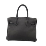 エルメス HERMES バーキン30 Y刻 ブラック/シルバー金具 トゴ レディース ハンドバッグ