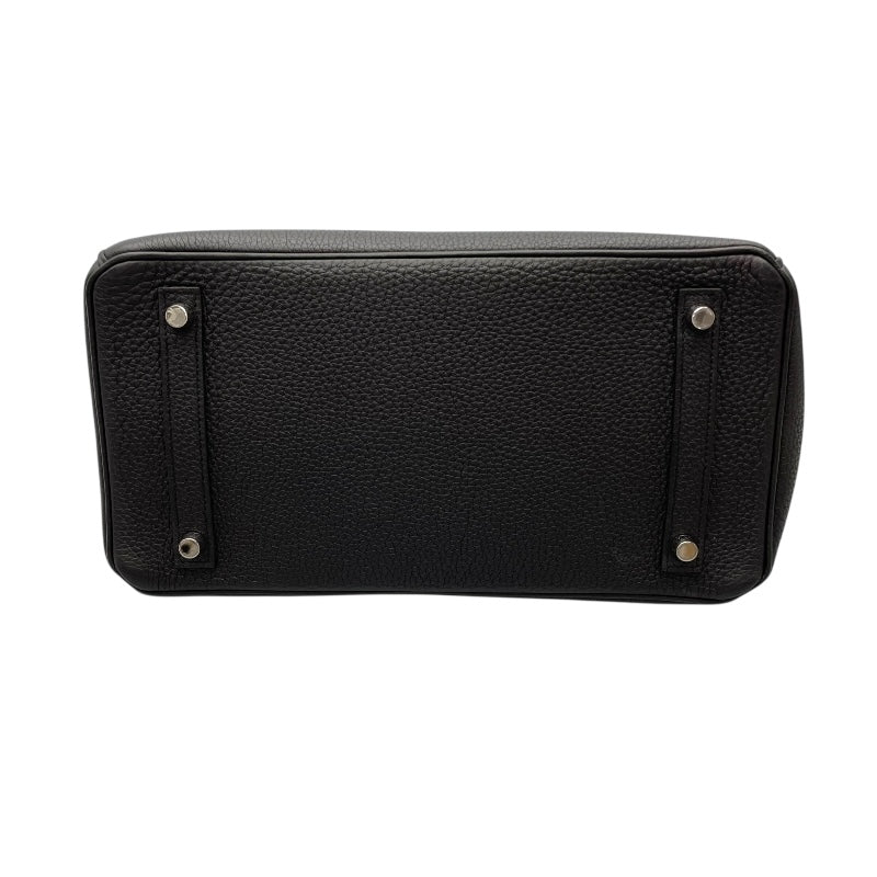 エルメス HERMES バーキン30 Y刻 ブラック/シルバー金具 トゴ レディース ハンドバッグ