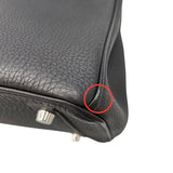 エルメス HERMES バーキン30 Y刻 ブラック/シルバー金具 トゴ レディース ハンドバッグ