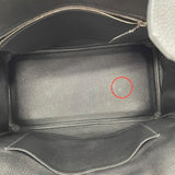 エルメス HERMES バーキン30 Y刻 ブラック/シルバー金具 トゴ レディース ハンドバッグ