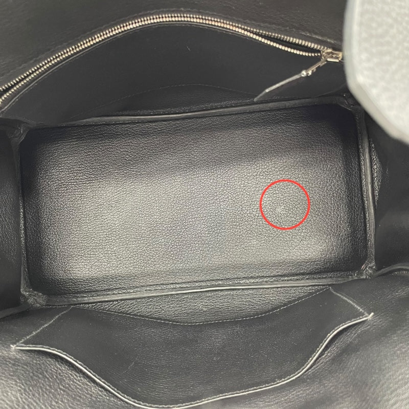 エルメス HERMES バーキン30 Y刻 ブラック/シルバー金具 トゴ レディース ハンドバッグ