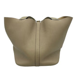 エルメス HERMES ピコタンロックMM X刻 セージ/SV金具 トリヨン レディース ハンドバッグ