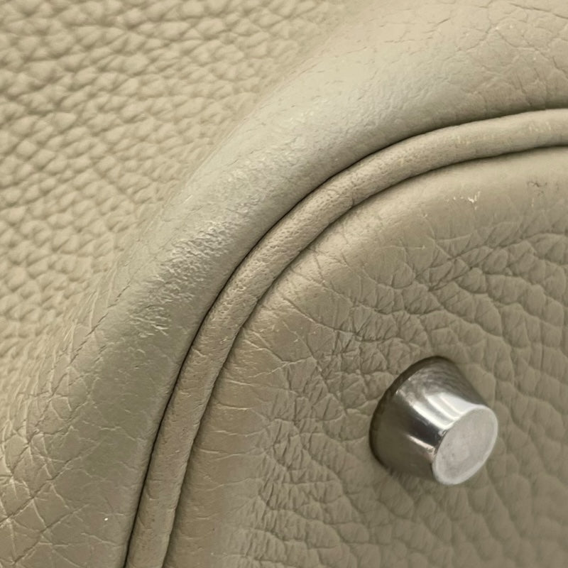 エルメス HERMES ピコタンロックMM X刻 セージ/SV金具 トリヨン レディース ハンドバッグ