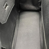 エルメス HERMES バーキン30 U刻 ブラック/SV金具 トゴ レディース ハンドバッグ