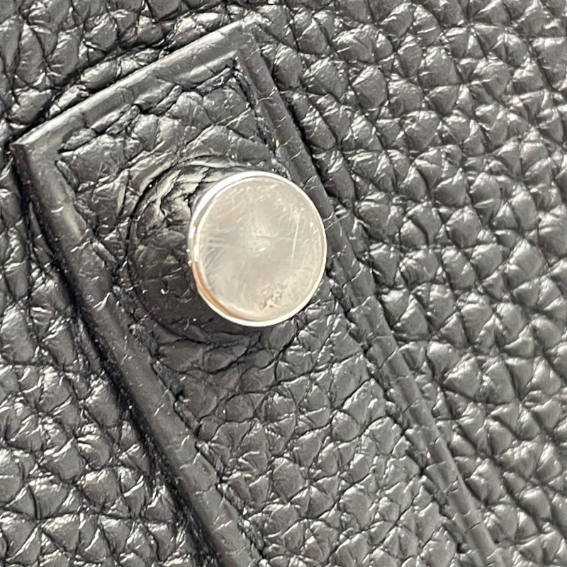 エルメス HERMES バーキン30 U刻 ブラック/SV金具 トゴ レディース ハンドバッグ