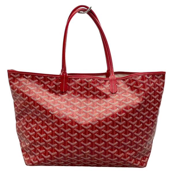 ゴヤール GOYARD サンルイPM レッド コーティングキャンバス レディース トートバッグ