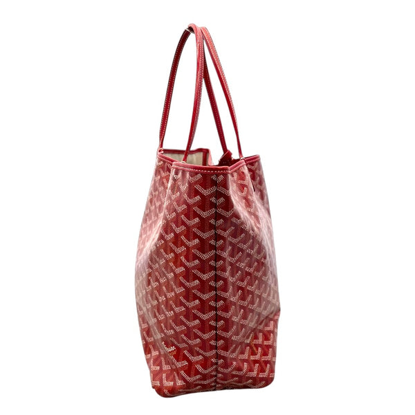 ゴヤール GOYARD サンルイPM レッド コーティングキャンバス レディース トートバッグ