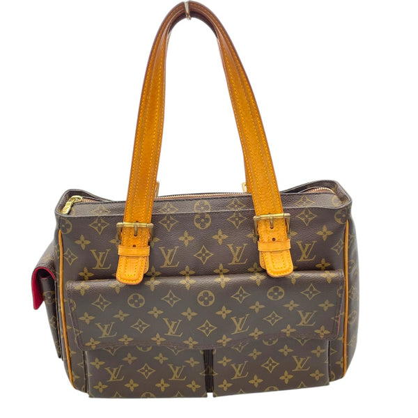 ルイ・ヴィトン LOUIS VUITTON ミュルティプリ・シテ M51162 ブラウン  モノグラムキャンバス レディース ハンドバッグ