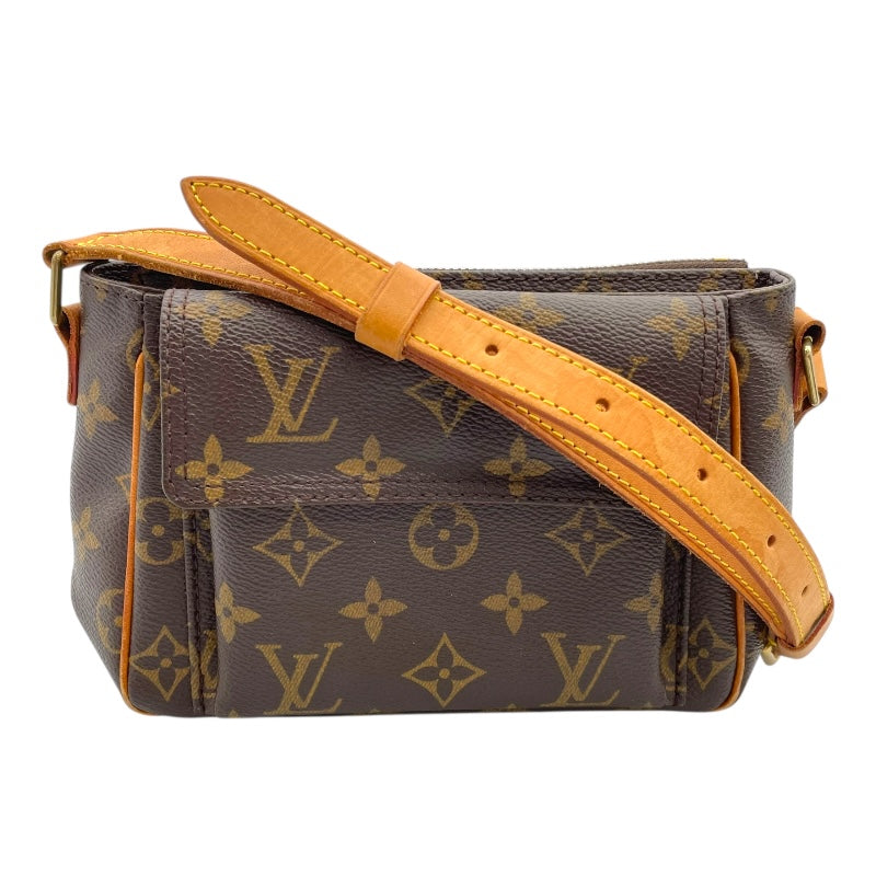 ルイ・ヴィトン LOUIS VUITTON ヴィバシテPM M51165 ブラウン PVC レディース ショルダーバッグ