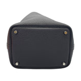 エルメス HERMES ピコタンロックPM □N刻 ブラック×SV金具 トリヨンクレマンス レディース ハンドバッグ