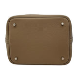 エルメス HERMES ピコタンロックMM W刻 グレー×SV金具 トリヨンクレマンス/エトゥープ レディース ハンドバッグ