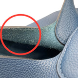 エルメス HERMES ピコタンロックMM Y刻 ディープブルー/SV金具 トリヨンクレマンス レディース ハンドバッグ