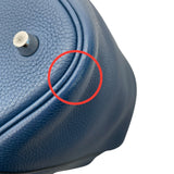 エルメス HERMES ピコタンロックMM Y刻 ディープブルー/SV金具 トリヨンクレマンス レディース ハンドバッグ