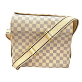 ルイ・ヴィトン LOUIS VUITTON ナヴィグリオ N51189 ホワイト　ゴールド金具 ダミエ・アズール レディース ショルダーバッグ