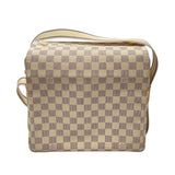 ルイ・ヴィトン LOUIS VUITTON ナヴィグリオ N51189 ホワイト　ゴールド金具 ダミエ・アズール レディース ショルダーバッグ