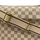 ルイ・ヴィトン LOUIS VUITTON ナヴィグリオ N51189 ホワイト　ゴールド金具 ダミエ・アズール レディース ショルダーバッグ