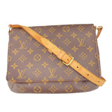 ルイ・ヴィトン LOUIS VUITTON ミュゼット・タンゴ・ショート M51257 ブラウン　ゴールド金具 モノグラムキャンバス レディース ショルダーバッグ