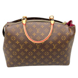 ルイ・ヴィトン LOUIS VUITTON グランパレMM M45898 ブラウン　ゴールド金具 モノグラムキャンバス レディース ショルダーバッグ