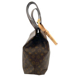ルイ・ヴィトン LOUIS VUITTON アトランティス GM M46817 ブラウン　ゴールド金具 モノグラム ユニセックス ショルダーバッグ