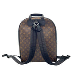ルイ・ヴィトン LOUIS VUITTON ジョッシュ M41530 ブラウン　シルバー金具 モノグラム・マカサー メンズ リュック・デイパック