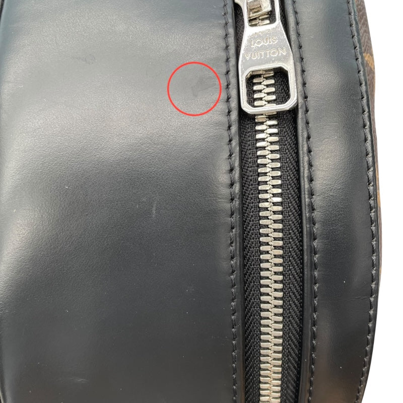 ルイ・ヴィトン LOUIS VUITTON ジョッシュ M41530 ブラウン　シルバー金具 モノグラム・マカサー メンズ リュック・デイパック