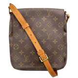 ルイ・ヴィトン LOUIS VUITTON ミュゼット・サルサ ショート M51258 ブラウン　ゴールド金具 モノグラム・キャンバス レディース ショルダーバッグ