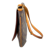 ルイ・ヴィトン LOUIS VUITTON ミュゼット・サルサ ショート M51258 ブラウン　ゴールド金具 モノグラム・キャンバス レディース ショルダーバッグ