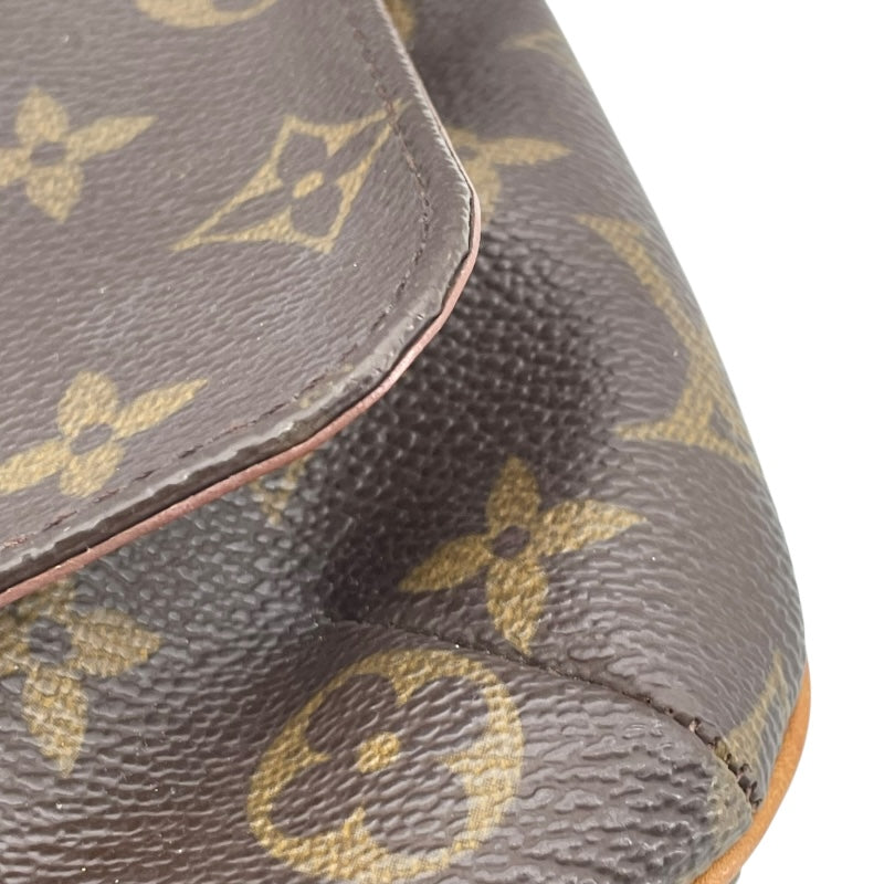 ルイ・ヴィトン LOUIS VUITTON ミュゼット・サルサ ショート M51258 ブラウン　ゴールド金具 モノグラム・キャンバス レディース ショルダーバッグ