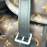 ルイ・ヴィトン LOUIS VUITTON クリストファー MM M43735 ブラウン　シルバー金具 モノグラムマカサー メンズ リュック・デイパック